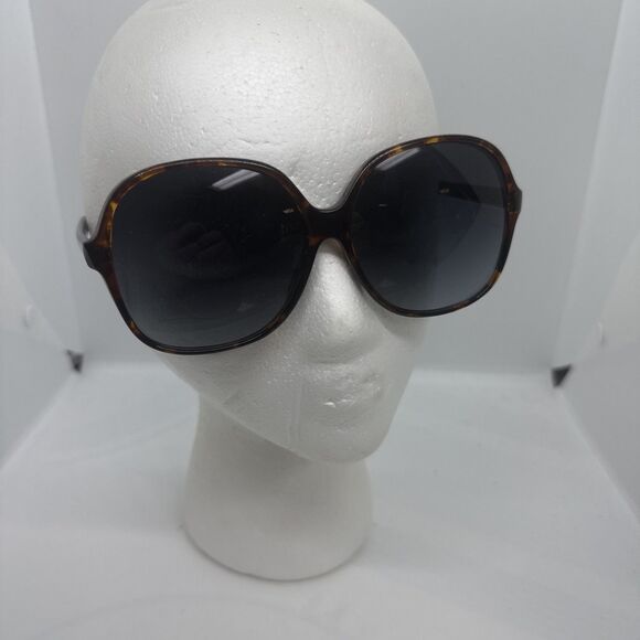 VINTAGE OVERSIZE SUNGLASSES Anne Klein II Riviera Tortishell - Picture 1 of 6